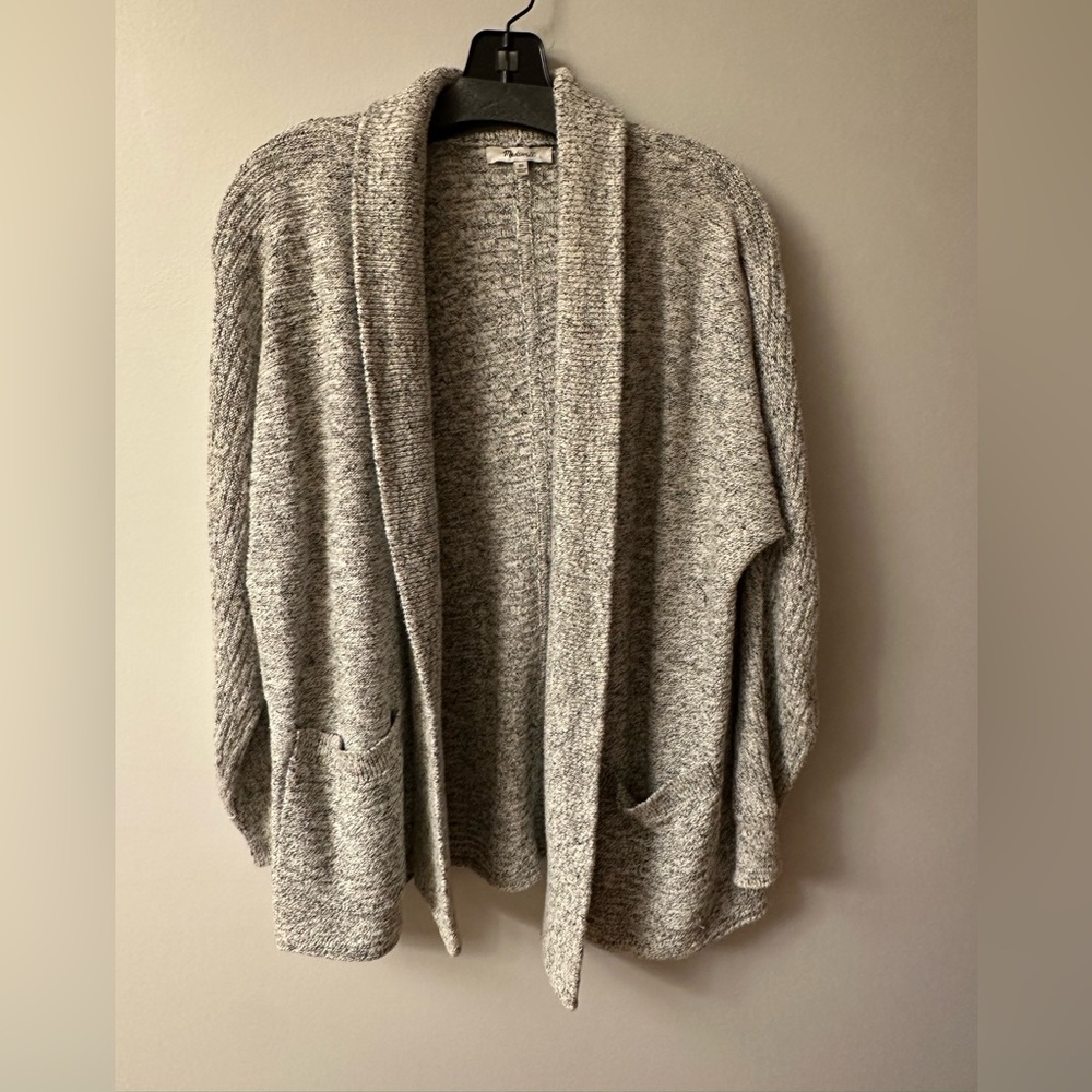 Madewell open cardigan size XS grey